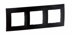 LEGRAND - NOWE NILOE - RAMKA POTRÓJNA CZARNA (BLACK) - NP113BK