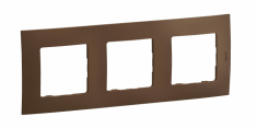 LEGRAND - NOWE NILOE - RAMKA POTRÓJNA BRĄZOWA (DARK BRONZE) - NP113DB