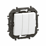 LEGRAND - NOWE NILOE - ŁĄCZNIK POTRÓJNY 10 AX BIAŁY - NP2130WH