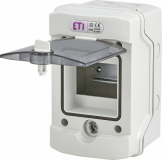 ETI - ROZDZIELNIA TWORZYWO NATYNKOWA IP65 1X4 MOD DRZWI TRANSPARENTNE ECH-4G - 001101060