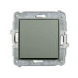 KARLIK - Mechanizm łącznika jednobiegunowego podtynkowy IP 20 / IP 44, 10AX 250V~ MINI szałwiowy - 61MWP-1