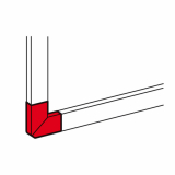 LEGRAND - KĄT PŁASKI 65 X 195 DLP - 010793