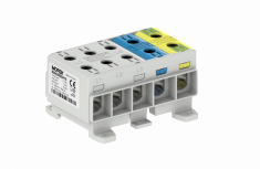 MOREK - Złączka OTL50-5x szary,niebieski, żó/ziel 5x1xAl/Cu 1,5–50 mm2 1000V AC/1500V DC Zacisk uniwersalny  - MAA5050A10