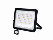 BESTSERVICE - NAŚWIETLACZ LED GALAXI 100W 11000LM 4000K IP65 CZARNY Z CZUJNIKIEM - LFL261S