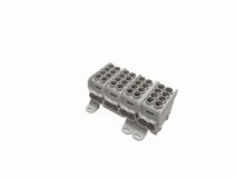 MOREK - Blok dystrybucyjny - rozdzielczy HLAK 25 4P szary 2xAl/Cu 25mm2+16mm2 1000VAC/1500VDC - MAG4254A00
