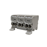 MOREK - Blok dystrybucyjny - rozdzielczy HLAK 25 3P szary 2xAl/Cu 25mm2+16mm2 1000VAC/1500VDC - MAG3253A00