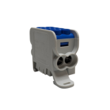 MOREK - Blok dystrybucyjny - rozdzielczy HLAK 25 1P niebieski 2xAl/Cu 25mm2+16mm2 1000VAC/1500VDC  - MAG1251B00