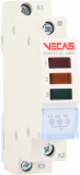 KKLN - Lampka sygnalizacyjna 3 LED czerwono-pomarańczowo-zielona 230V AC 1P - VCS-SVN127-3L-ROG-1P