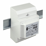BREVE - TRANSFORMATOR JEDNOFAZOWY IP30 NA SZYNĘ TH35 W OBUDOWIE MODUŁOWEJ Z ZABEZPIECZENIEM PSS 63VA 230/ 24V - 16024-9979
