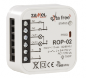 ZAMEL - RADIOWY ODBIORNIK DOPUSZKOWY 2-KANAŁOWY TYP: ROP-02 /BLISTER/ - EXF10000050