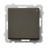 OSPEL - ŁĄCZNIK KRZYŻOWY  ZACISKI AUTOMATYCZNE16AX 250V IP20  CZEKOLADOWY METALIK SONATA - ŁP-4R/m/40