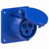 PCE - GNIAZDO TABLICOWE PROSTE TWIST 16A 230V 2P+Z 75x75mm - 313-6f7