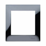 KONTAKT SIMON - RAMKA POJEDYNCZA METALOWA IP20/IP44 CIEMNY STALOWY SIMON 54 - DR1/67