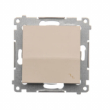KONTAKT SIMON - ŁĄCZNIK SCHODOWY POJEDYNCZY ZACISKI AUTOMATYCZNE 10AX 250V KREMOWY SIMON 54 - DW6.01/41