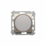 KONTAKT SIMON - Sygnalizator świetlny LED – światło białe (moduł) 230V~; złoty mat - DSS1.01/44