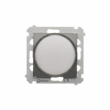 KONTAKT SIMON - Sygnalizator świetlny LED – światło białe (moduł) 230V~; antracyt - DSS1.01/48