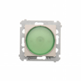 KONTAKT SIMON - Sygnalizator świetlny LED – światło zielone (moduł) 230V~; kremowy - DSS3.01/41