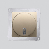 KONTAKT SIMON - Dzwonek elektroniczny (moduł) 8–12 V~; złoty mat - DDT1.01/44