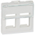 LEGRAND - ADAPTER ZŁĄCZY PODWÓJNYCH KEYSTONE BIAŁY MOSAIC - 078610