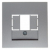 HAGER - ELEMENT CENTRALNY DO GNIAZDA TAE I GŁOŚNIKOWEGO ALUMINIUM B.7 - 10331404