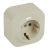 LEGRAND - GNIAZDO POJEDYNCZE Z UZIEMIENIEM SCHUKO 16 A - 250 V KREMOWE FORIX IP20 - 782450