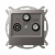 OSPEL - GNIAZDO ANTENOWE RTV-SAT Z DWOMA WYJŚCIAMI SAT 1.5DB TYTAN IMPRESJA - GPA-Y2S/m/23