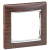 LEGRAND - RAMKA POJEDYNCZA WENGE/SREBRO VALENA - 770371
