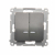 KONTAKT SIMON - ŁĄCZNIK ŚWIECZNIKOWY Z PODŚWIETLENIEM LED DO WERSJI IP44 ZACISKI AUTOMATYCZNE 10AX 250V ANTRACYT SIMON 54 - DW5BL.01/48