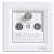 SCHNEIDER ELECTRIC - GNIAZDO ANTENOWE RTV-SAT KOŃCOWE KOMPLETNE 1DB BIAŁY ASFORA - EPH3500121