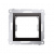 KONTAKT SIMON - Adapter (przejściówka) na osprzęt standardu 45 × 45 mm; antracyt  *Do gniazd teleinformatycznych Simon Connect - DA45.01/48