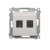 KONTAKT SIMON - GNIAZDO HDMI + RJ45 KAT.6 BIAŁY SIMON 54 - DGHRJ45.01/11