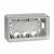 KONTAKT SIMON - Puszka natynkowa 2-krotna; aluminium - 8200760-093