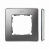 KONTAKT SIMON - Ramka 1-krotna, Detail SELECT-metal, ALUMINIUM / podstawa Chrom - 8201610-093