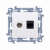 KONTAKT SIMON - GNIAZDO ANTENOWE POJEDYNCZE RJ45 TYP F KAT. 5E BIAŁY SIMON 10 - CASFRJ455.01/11