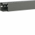 HAGER - KANAŁ GRZEBIENIOWY 60x60 szary wys=60mm szer=60mm pcv (szt=2mb /opak=24m) - BA7A60060