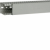 HAGER - KANAŁ GRZEBIENIOWY 80x60 szary wys=80mm szer=60mm pcv (szt=2mb /opak=20m) - BA7A80060