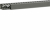 HAGER - KANAŁ GRZEBIENIOWY 40x25 szary wys=40mm szer=25mm pcv (szt=2mb /opak=48m) - BA7A40025
