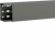 HAGER - KANAŁ GRZEBIENIOWY 60x80 szary wys=60mm szer=80mm pcv (szt=2mb /opak=20m)  - BA7A60080