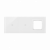 KONTAKT SIMON - Panel dotykowy S54 Touch, 3 moduły, 1 pole dotykowe + 1 pole dotykowe, + 1 otwór na osprzęt S54, biała perła - DSTR3110/70