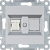 HAGER - GNIAZDO KOMPUTEROWE POJEDYNCZE RJ45 KAT. 5E UTP SREBRNY LUMINA INTENSE - WL2112