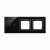 KONTAKT SIMON - Panel dotykowy S54 Touch, 3 moduły, 2 pola dotykowe poziome + 2 otwory na osprzęty S54, zastygła lawa - DSTR3200/73