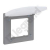 LEGRAND - RAMKA POJEDYNCZA IP44 ALUMINIUM NILOE STEP - 863396