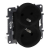 LEGRAND - GNIAZDO PODWÓJNE Z UZIEMIENIEM 2X2P+Z ZACISKI ŚRUBOWE 16A 230V CZARNY NILOE STEP - 863532