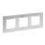 LEGRAND - RAMKA POTRÓJNA SZCZOTKOWANE ALUMINIUM NILOE STEP - 863893