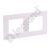 LEGRAND - RAMKA PODWÓJNA 2X - KOLOR PUDROWY RÓŻ NILOE STEP - 863292