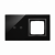 KONTAKT SIMON - Panel dotykowy S54 Touch, 2 moduły, 2 pola dotykowe poziome + 1 otwór na osprzęt S54, zastygła lawa - DSTR220/73
