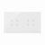 KONTAKT SIMON - Panel dotykowy S54 Touch, 2 moduły, 4 pola dotykowe, + 4 pola dotykowe, biała perła - DSTR244/70