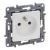 LEGRAND - GNIAZDO POJEDYNCZE Z UZIEMIENIEM 2P+Z ZACISKI ŚRUBOWE 16A 250V IP20 PERŁOWY NILOE SELECTION - 762440