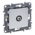 LEGRAND - NILOE SELECTION - GNIAZDO TV - "TYPU F" KOŃCOWE DO INSTALACJI TYPU GWIAZDA 1 DB ALUMINIUM - 762150