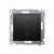 KONTAKT SIMON - Ściemniacz dwuprzyciskowy (moduł) 40–500 W (300 VA); czarny - D75310.01/49